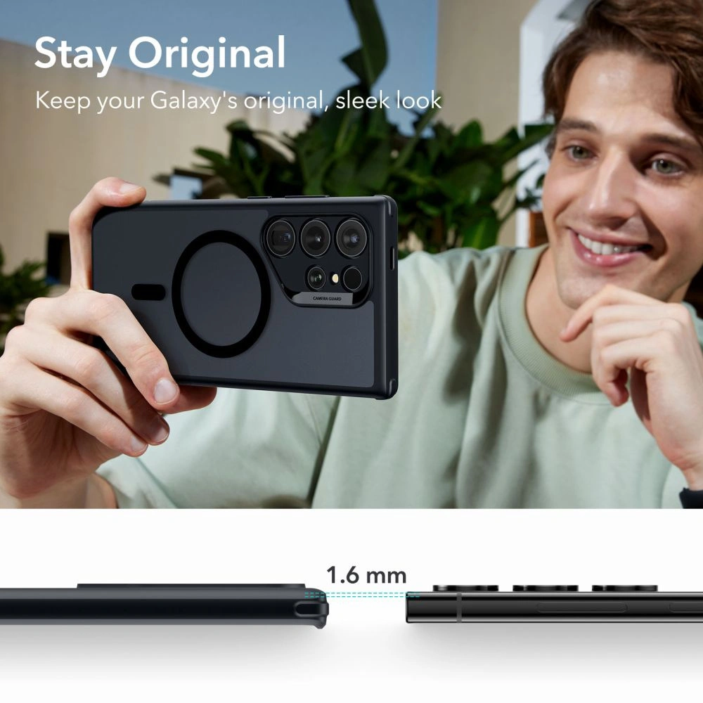 [OUTLET] Etui ESR Classic Hybrid HaloLock MagSafe Samsung Galaxy S24 Ultra Frosted Black