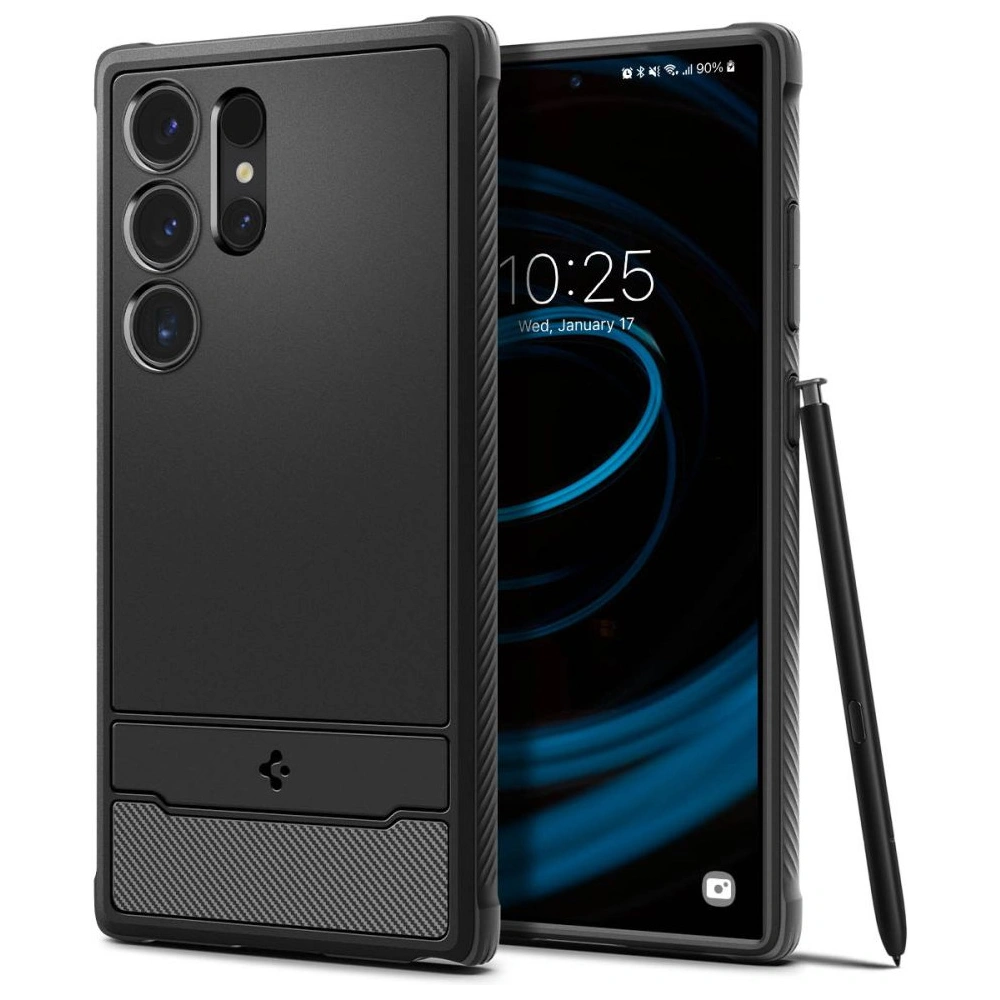 [OUTLET] Etui Spigen Rugged Armor Samsung Galaxy S24 Ultra Matte Black