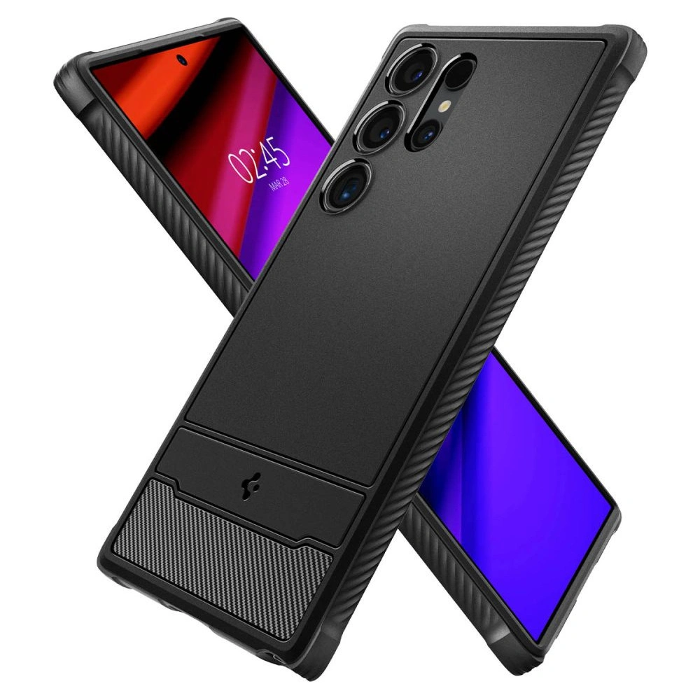 [OUTLET] Etui Spigen Rugged Armor Samsung Galaxy S24 Ultra Matte Black