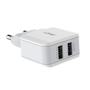 Kup [OUTLET] Ładowarka sieciowa LDNIO A2202, 2x USB, 12W (biała) - OT-716 - {ean13} - Sklep Home Screen