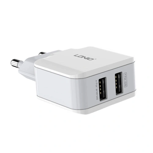 Kup [OUTLET] Încărcător de rețea LDNIO A2202, 2x USB, 12W (alb) - OT-716 - {ean13} - Sklep Home Screen
