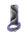 Kup Etui Guess GUHMP16XHCTSGNSU Apple iPhone 16 Pro Max hardcase Crossbody Cord Script MagSafe fioletowy/purple - GUE3676 - {ean13} - Sklep Home Screen