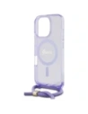 Kup Etui Guess GUHMP16XHCTSGNSU Apple iPhone 16 Pro Max hardcase Crossbody Cord Script MagSafe fioletowy/purple - GUE3676 - {ean13} - Sklep Home Screen