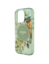 Kup Guess GUHMP16XHFWBDCEN Apple iPhone 16 Pro Max Hardcase IML Blume & Tonal Circle MagSafe grün - GUE3677 - {ean13} - Sklep Home Screen