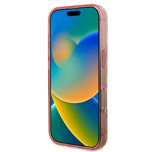 Kup Guess GUHMP16XHFWBDCEP Apple iPhone 16 Pro Max Hardcase IML Blume & Tonaler Kreis MagSafe pink - GUE3678 - {ean13} - Sklep Home Screen