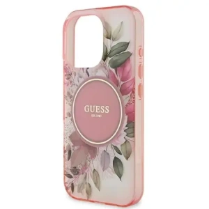 Kup Etui Guess GUHMP16XHFWBDCEP Apple iPhone 16 Pro Max hardcase IML Flower & Tonal Circle MagSafe różowy/pink - GUE3678 - {ean13} - Sklep Home Screen