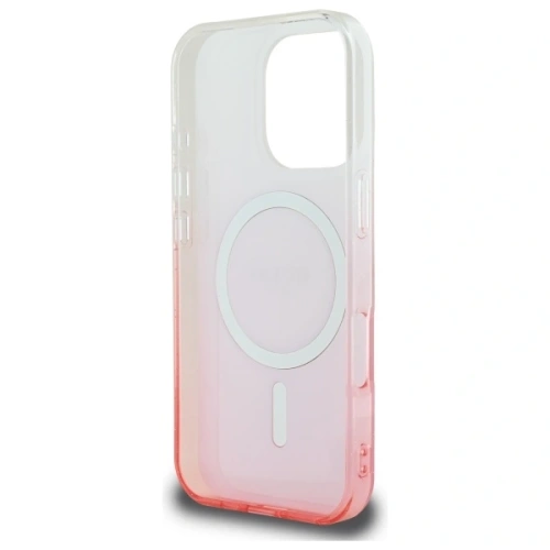 Kup Guess GUHMP16XHGRCELP Apple iPhone 16 Pro Max hardcase IML Glitter Gradient MagSafe roz - GUE3679 - {ean13} - Sklep Home Screen