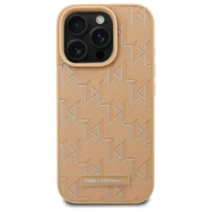 Kup Etui Karl Lagerfeld KLHMP16XPKHPORPE Apple iPhone 16 Pro Max hardcase Hot Stamp Magsafe beżowy/beige - KLD21779 - {ean13} - Sklep Home Screen