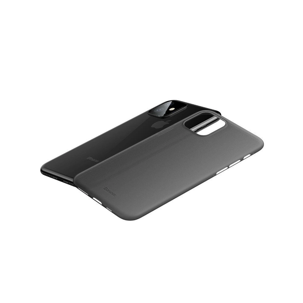 Półprzezroczyste etui Baseus Wing Case do iPhone 11 6,1 (czarne)