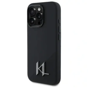 Kup Etui Karl Lagerfeld KLHMP16XSCMKMPCK Apple iPhone 16 Pro Max hardcase Silicone Shadow Metal Initial MagSafe černý/black - KLD21781 - {ean13} - Sklep Home Screen