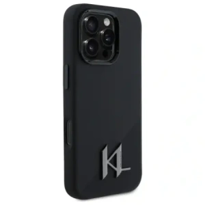 Kup Etui Karl Lagerfeld KLHMP16XSCMKMPCK Apple iPhone 16 Pro Max hardcase Silicone Shadow Metal Initial MagSafe černý/black - KLD21781 - {ean13} - Sklep Home Screen