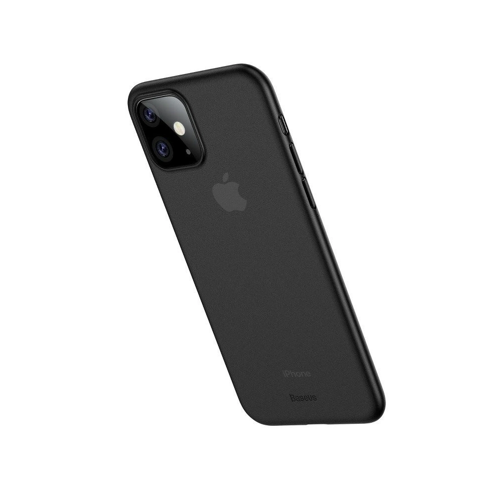 Półprzezroczyste etui Baseus Wing Case do iPhone 11 6,1 (czarne)