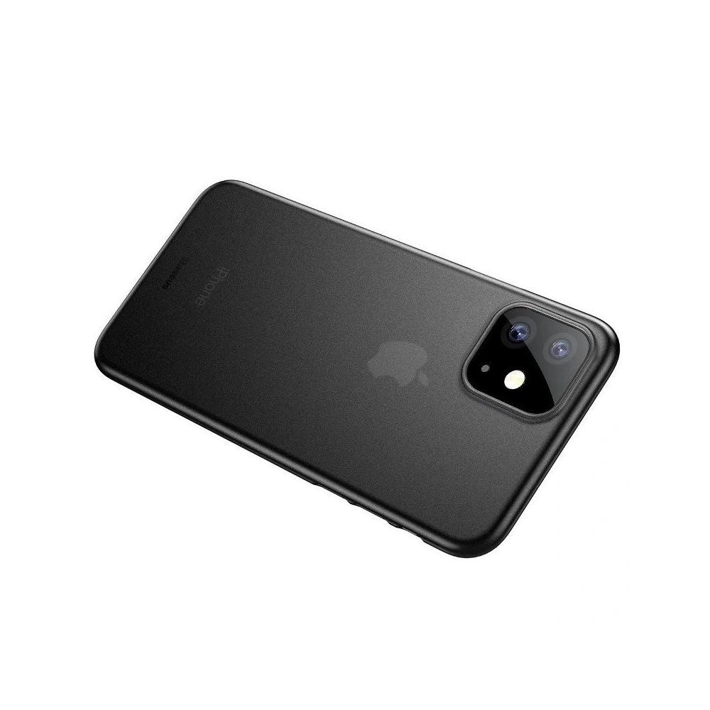 Półprzezroczyste etui Baseus Wing Case do iPhone 11 6,1 (czarne)