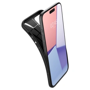 Kup [OUTLET] Case Spigen Liquid Air Apple iPhone 15 Pro Max Matt Schwarz - OT-723 - {ean13} - Sklep Home Screen