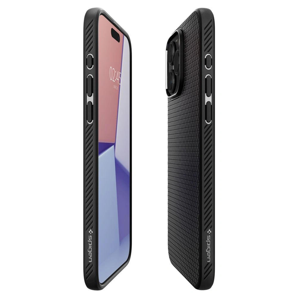[OUTLET] Etui Spigen Liquid Air Apple iPhone 15 Pro Max Matte Black