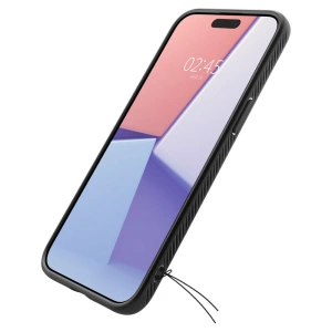 Kup [OUTLET] Case Spigen Liquid Air Apple iPhone 15 Pro Max Matt Schwarz - OT-723 - {ean13} - Sklep Home Screen