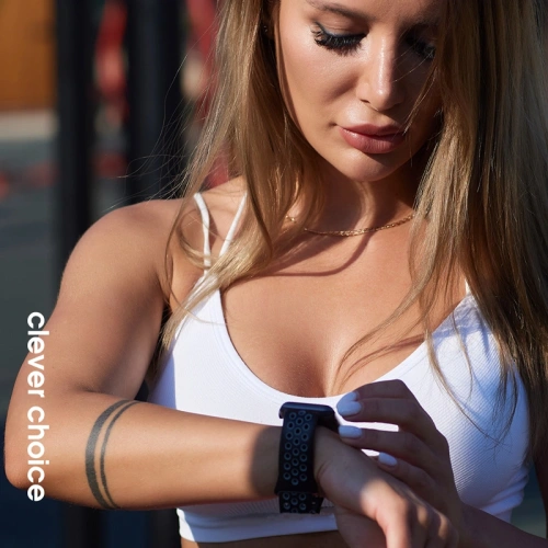 Kup Pasek Crong Duo Sport Apple Watch 38/40/41/42mm (biały/czarny) - CRG809 - {ean13} - Sklep Home Screen