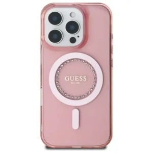 Kup Guess GUHMP16XPFTDTEP Apple iPhone 16 Pro Max Hardcase IML mit Strasssteinen MagSafe rosa - GUE4055 - {ean13} - Sklep Home Screen