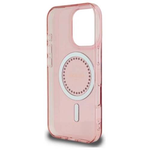 Kup Etui Guess GUHMP16XPFTDTEP Apple iPhone 16 Pro Max hardcase IML Rhinestones MagSafe różowy/pink - GUE4055 - {ean13} - Sklep Home Screen