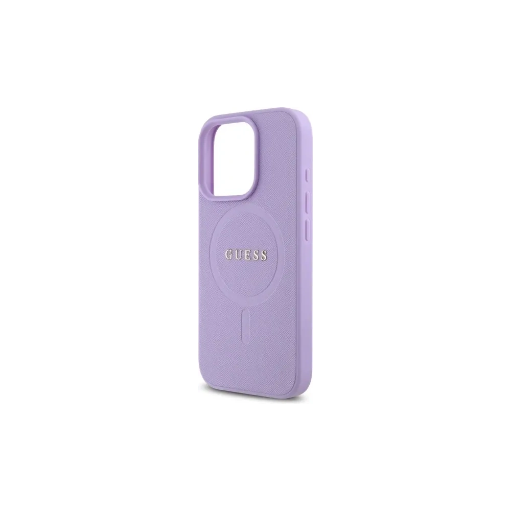 Etui Guess GUHMP16XPSAHMCU Apple iPhone 16 Pro Max hardcase Saffiano MagSafe fioletowy/purple