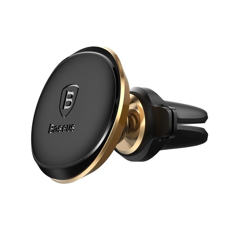Magnetyczny uchwyt samochodowy do kratki Baseus Magnetic Air Vent (złoty)