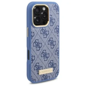 Kup Guess GUHMP16XU4GPRB Apple iPhone 16 Pro Max Hardcase 4G Logo-Platte MagSafe blau - GUE4057 - {ean13} - Sklep Home Screen