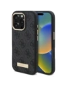 Etui Guess GUHMP16XU4GPRK Apple iPhone 16 Pro Max hardcase 4G Logo Plate MagSafe černý/black