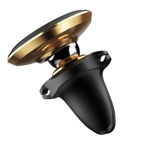 Buy Baseus Magnetic Air Vent Car Mount Holder with cable clip Gold - BSU1261GLD - {ean13} - Home Screen Store Europe