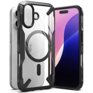 Kup Etui Ringke Fusion-X Magnetic MagSafe Apple iPhone 16 Black - RGK11667 - {ean13} - Sklep Home Screen