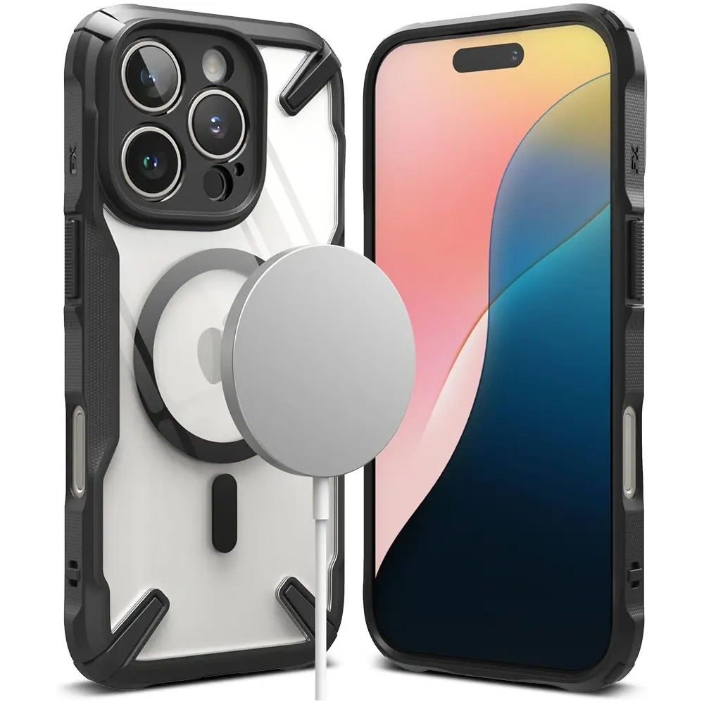 Etui Ringke Fusion-X Magnetic MagSafe Apple iPhone 16 Pro Black