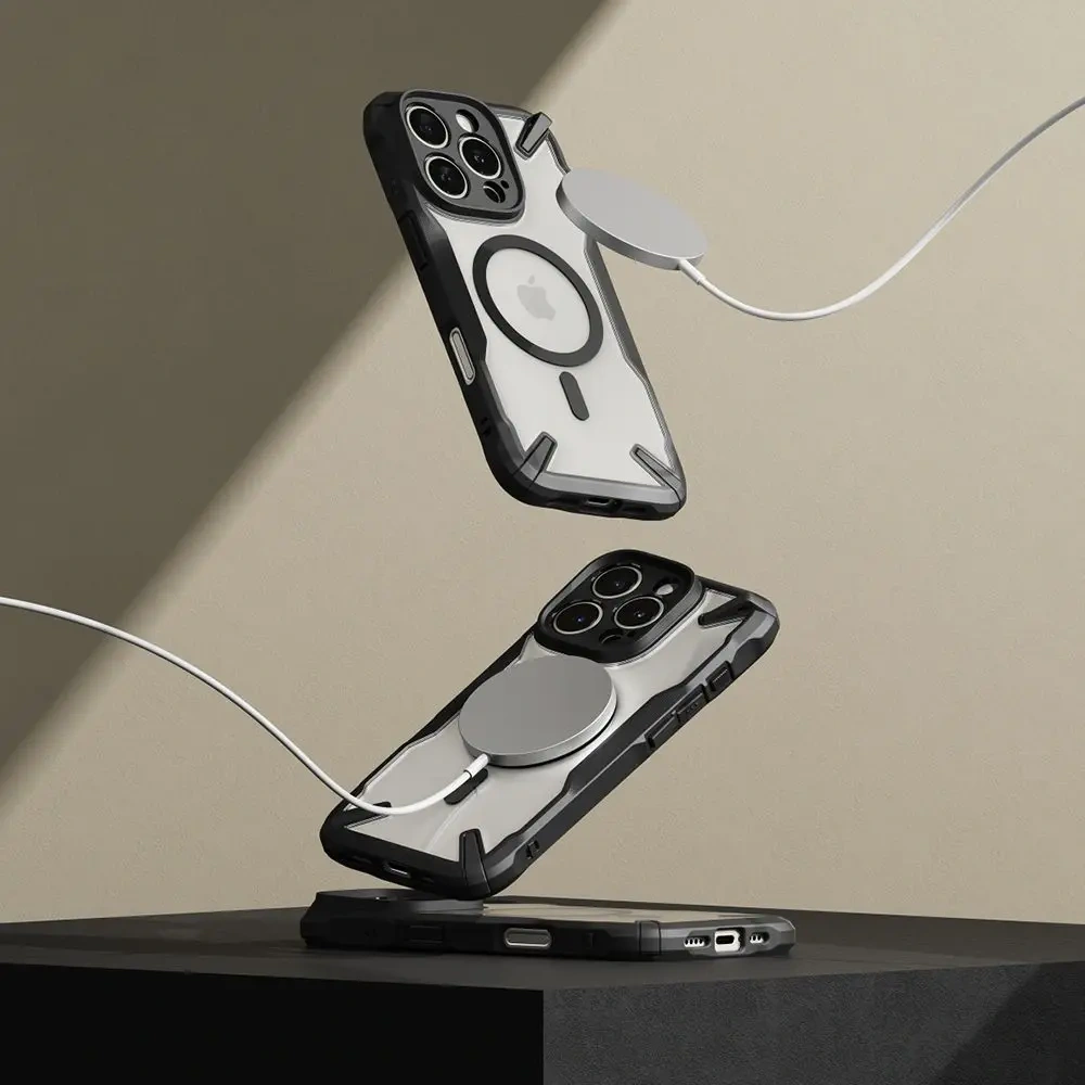 Etui Ringke Fusion-X Magnetic MagSafe Apple iPhone 16 Pro Black