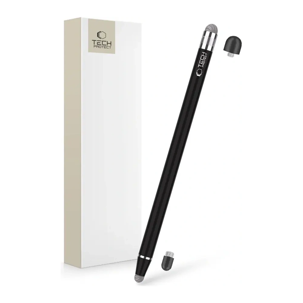 Rysik Tech-Protect USP100 4-tip Touch Stylus Pen Black