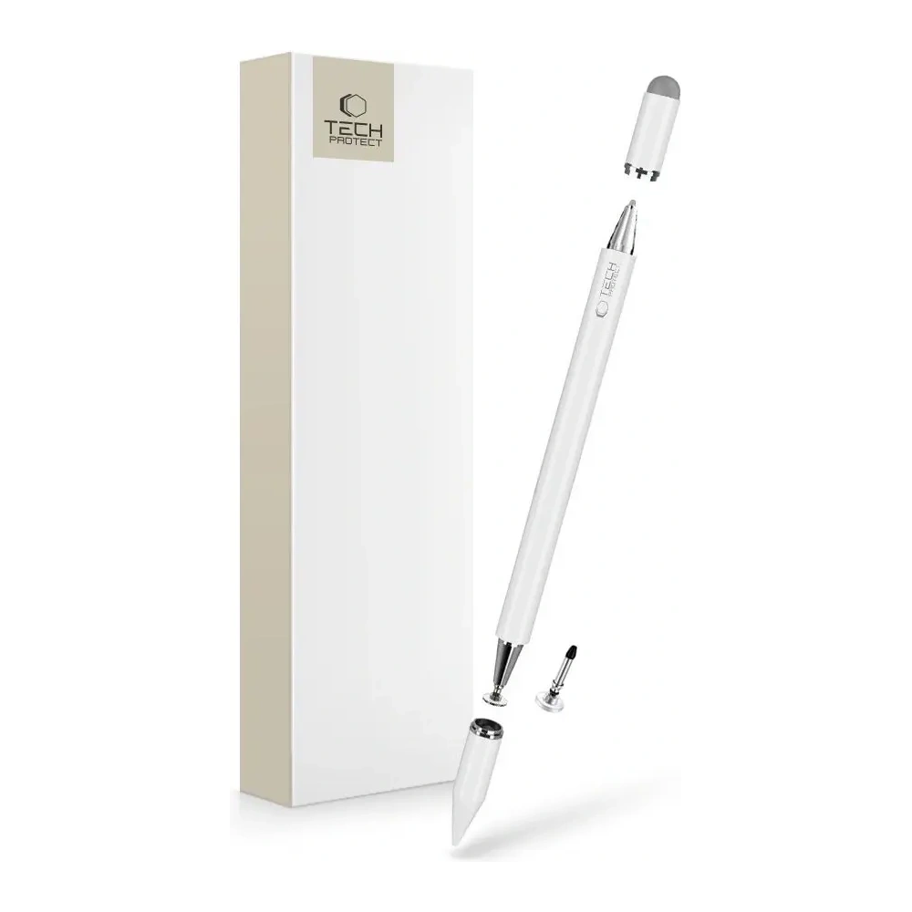 Rysik Tech-Protect USP200 3-tip Stylus Pen White
