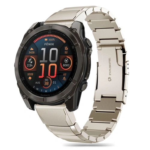 Buy Tech-Protect Steelband Garmin Fenix 5 / 6 / 6 Pro / 7 / 8 47mm / E Titanium - THP3405 - {ean13} - Home Screen Store Europe