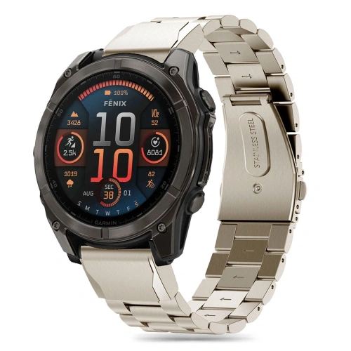Buy Tech-Protect Stainless Garmin Fenix 5x / 5x Plus / 6x / 6x Pro / 7x / 8 51mm Titanium - THP3408 - {ean13} - Home Screen Store Europe