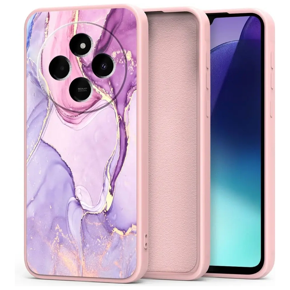 Etui Tech-Protect Icon Xiaomi Redmi 14C Marble