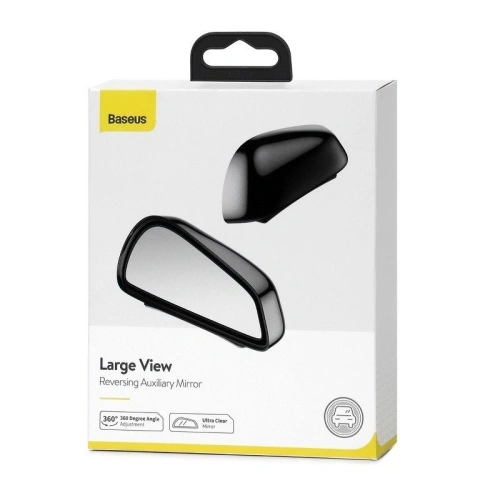 Buy Baseus Large View Reversing Auxiliary Mirror Black - BSU1263BLK - {ean13} - Home Screen Store Europe