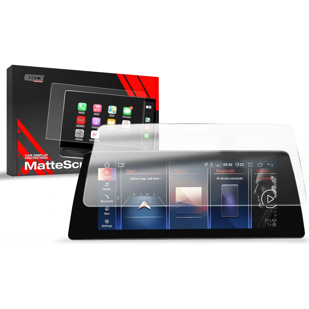 Folia matowa GrizzGlass CarDisplay Protection do BMW 2 F22 F23 Android Radio 10,25" (2013-2021)