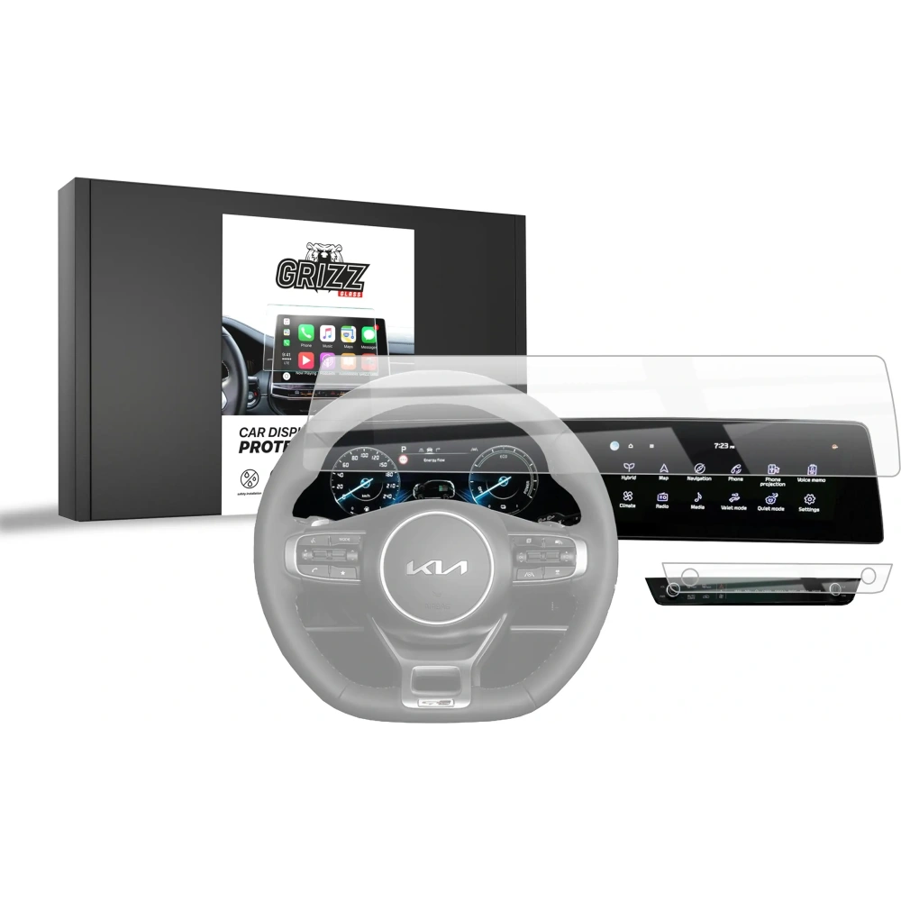 Folia ceramiczna GrizzGlass CarDisplay Protection do Kia Sportage 5 Business Line 2021-2024 [2w1]