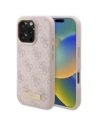 Guess GUHMP16XU4GPRP Apple iPhone 16 Pro Max Hardcase 4G Logo-Platte MagSafe pink