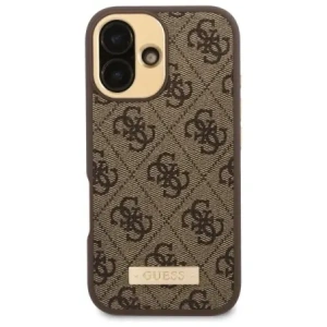 Kup Guess GUHMP16MU4GPRW Apple iPhone 16 Plus Hardcase 4G Logo-Platte MagSafe braun - GUE4062 - {ean13} - Sklep Home Screen