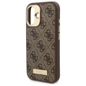Kup Guess GUHMP16MU4GPRW Apple iPhone 16 Plus Hardcase 4G Logo-Platte MagSafe braun - GUE4062 - {ean13} - Sklep Home Screen