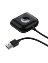 Kup Adapter USB 4w1 Baseus Square Round, HUB USB 3.0 do 1x USB 3.0 + 3x USB 2.0, 1m (czarny) - BSU1266BLK - {ean13} - Sklep Home Screen