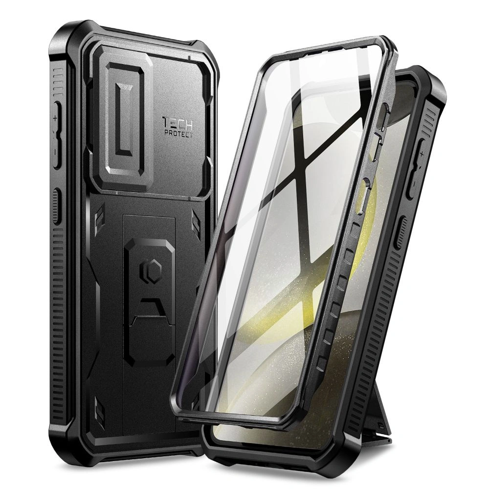 [OUTLET] Etui Tech-Protect Kevlar Cam+ Samsung Galaxy S24+ Plus Black