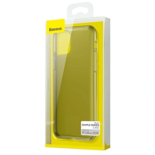 Kup Átlátszó TPU Baseus Simplicity Case iPhone 11 Pro 5,8-hoz (fekete) - BSU1268BLK - {ean13} - Sklep Home Screen