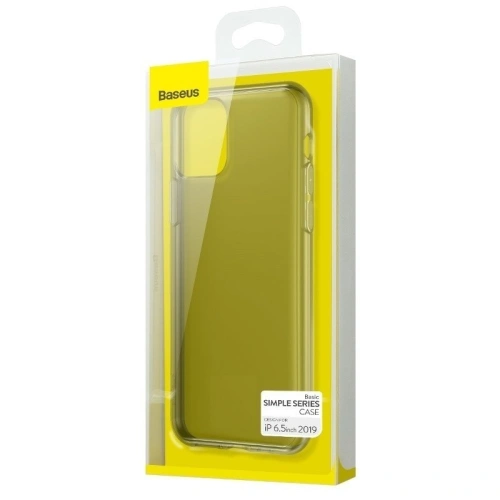 Kup Průhledný TPU kryt Baseus Simplicity Case pro iPhone 11 6,1 (černý) - BSU1271BLK - {ean13} - Sklep Home Screen