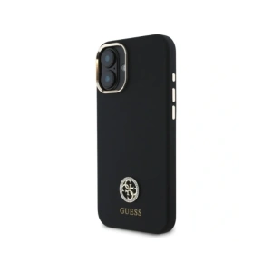 Kup Guess GUHCP16SM4DGPK Apple iPhone 16 keménytok Szilikon Logó Strass 4G fekete - GUE4063 - {ean13} - Sklep Home Screen