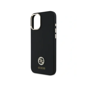 Kup Etui Guess GUHCP16SM4DGPK Apple iPhone 16 tvrdý kryt silikonový logo strass 4G černý/black - GUE4063 - {ean13} - Sklep Home Screen