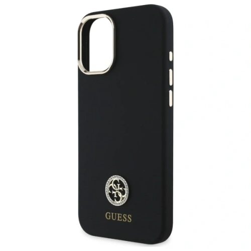 Kup Etui Guess GUHCP16SM4DGPK Apple iPhone 16 hardcase Silicone Logo Strass 4G czarny/black - GUE4063 - {ean13} - Sklep Home Screen