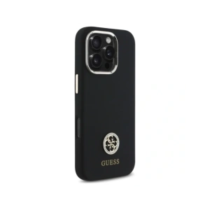 Buy Guess GUHCP16XM4DGPK Apple iPhone 16 Pro Max hardcase Silicone Logo Strass 4G black - GUE4064 - {ean13} - Home Screen Store Europe